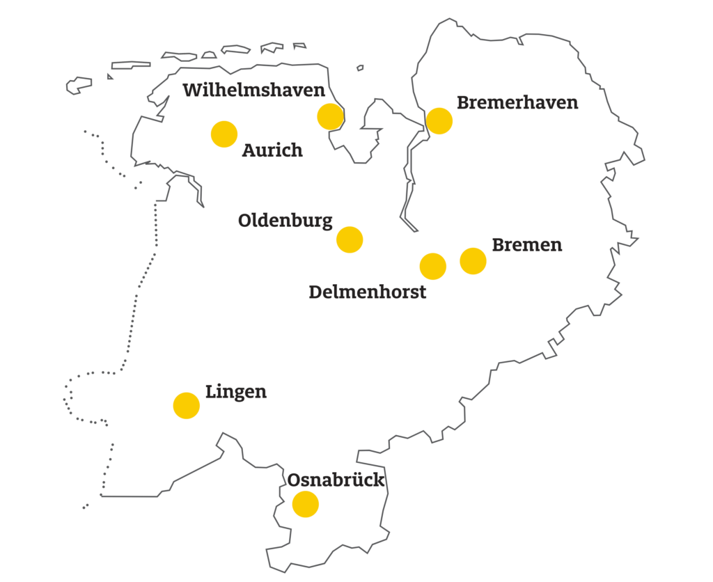Ihre ADAC Reisebüros in Weser-Ems – kommen Sie vorbei!